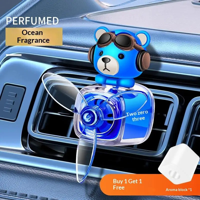 Car Vent Clip Air Outlet Aromatherapy Airplane Rotatable Cartoon Glasses Dog Interior Perfume Diffuser Cologne Oasis Select B5