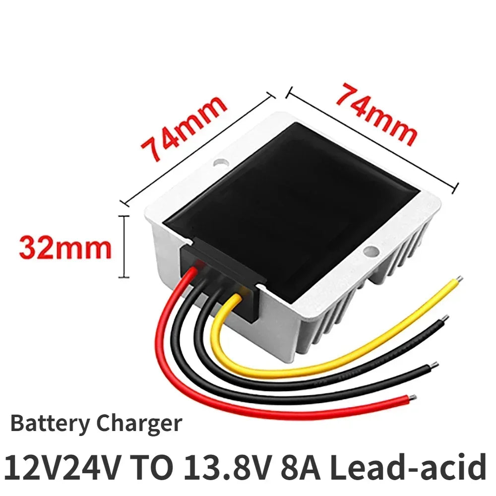 9V-36V 12V24V to 16.8V 13.8V 12.6V 14.5V 5A-20A 12V BOOST Lithium Battery Chargers DC DC Charger BUCK For Dual-battery System Oasis Select 13.8V 8A Lead-acid 9V-36V
