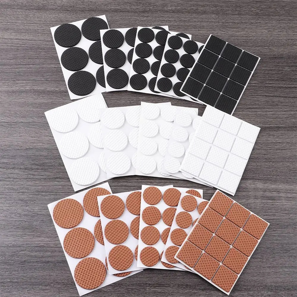 6/9/12PCS Self Adhesive Non-slip Mat Bumper Cushion Furniture Leg Foot Mat Felt Pads For Chair Table Protector Hardware Oasis Select