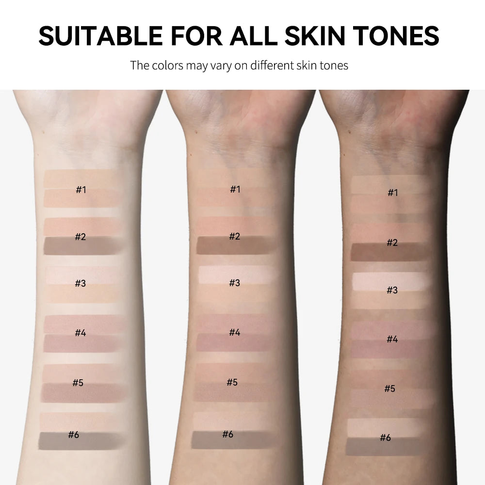Two-color Eyebrow Powder Long Lasting Waterproof Contour Powder Makeup Nose Face Shadow Natural Smooth Eyebrow Cosmetics Oasis Select