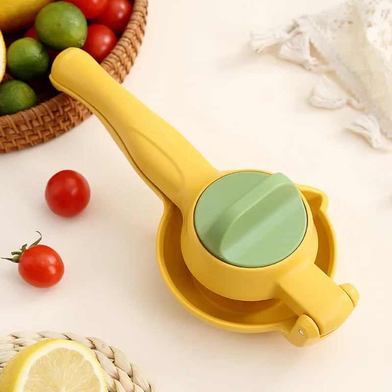 Hand Juicer Lemon Lime Squeezer Get Every Last Drop Max Extraction Manual Citrus Juicer Easy To Use Orange Lemon Juicer Squeezer Oasis Select YELLOW