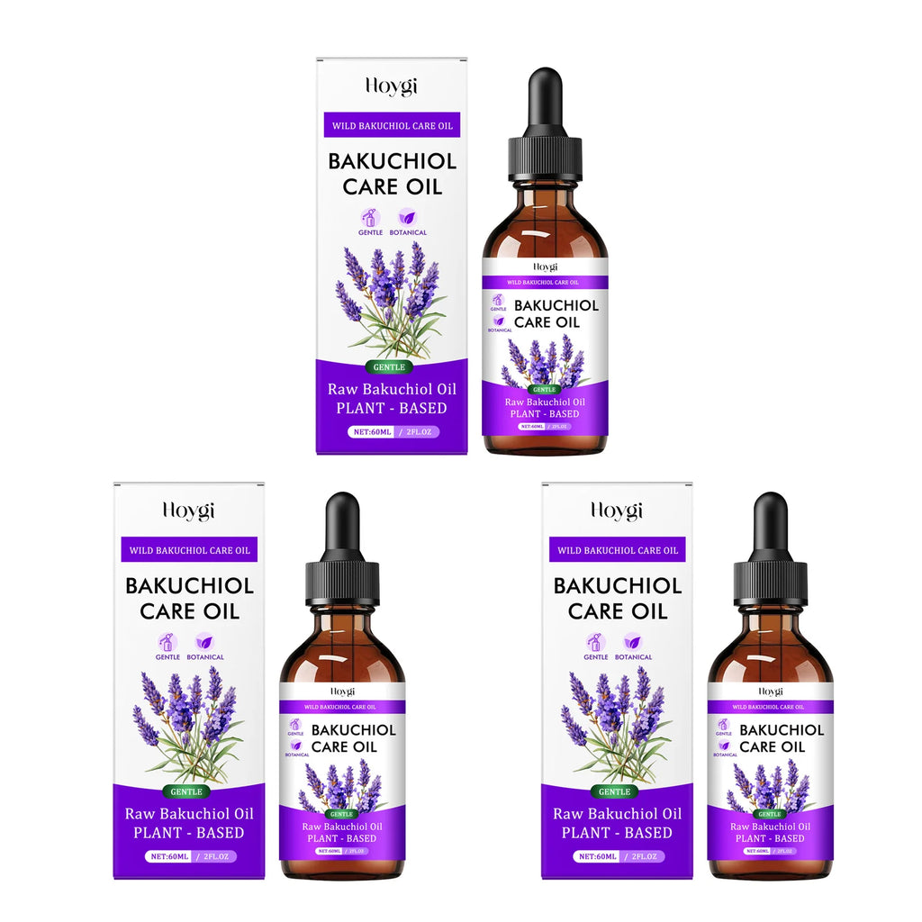 Bakuchiol Essectial Oil Relaxing Fade Fine Lines Brightening Skin Smoothing Facial Body Skin Care Nourish for Sensitive Skin Oasis Select 3 x 60ml Boxed
