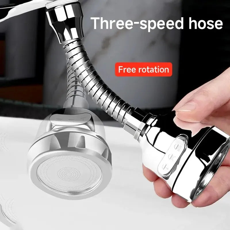 3 Modes Universal Kitchen Faucet Extenders Adapter 360° Rotation Filter Kitchen Gadgets Spray Water Saving Tap Nozzle Oasis Select