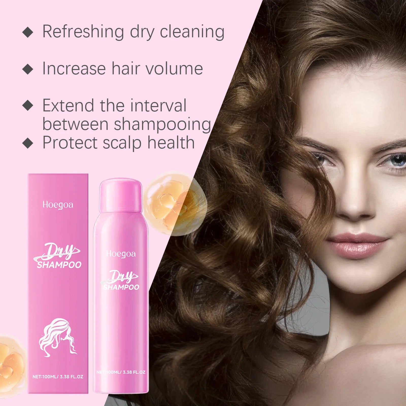 Rose Leave in Hair Shampoo Spray Repair Dry Moisturizing Damage Remove Lazy Improve Smoothing For Curly Hair No-Wash Conditioner Oasis Select