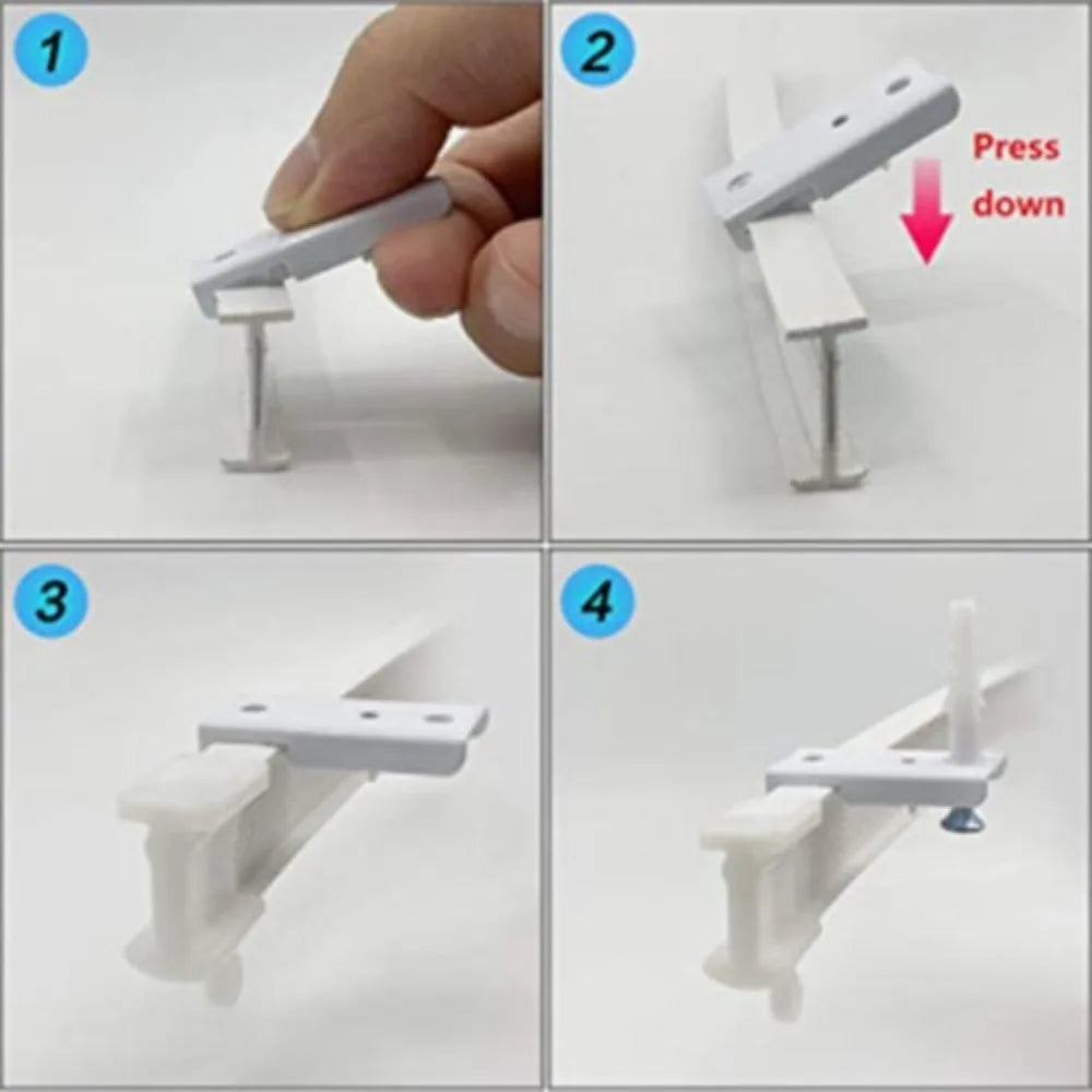 Durable 2/3 Meters Curtain Track Flexible Bendable U-shaped Curtain Slide Curtain Rail Ceiling Wall Mount Oasis Select