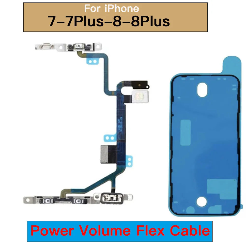 Power Volume Button Flex Cable – iPhone 7, 7 Plus, 8 & 8 Plus