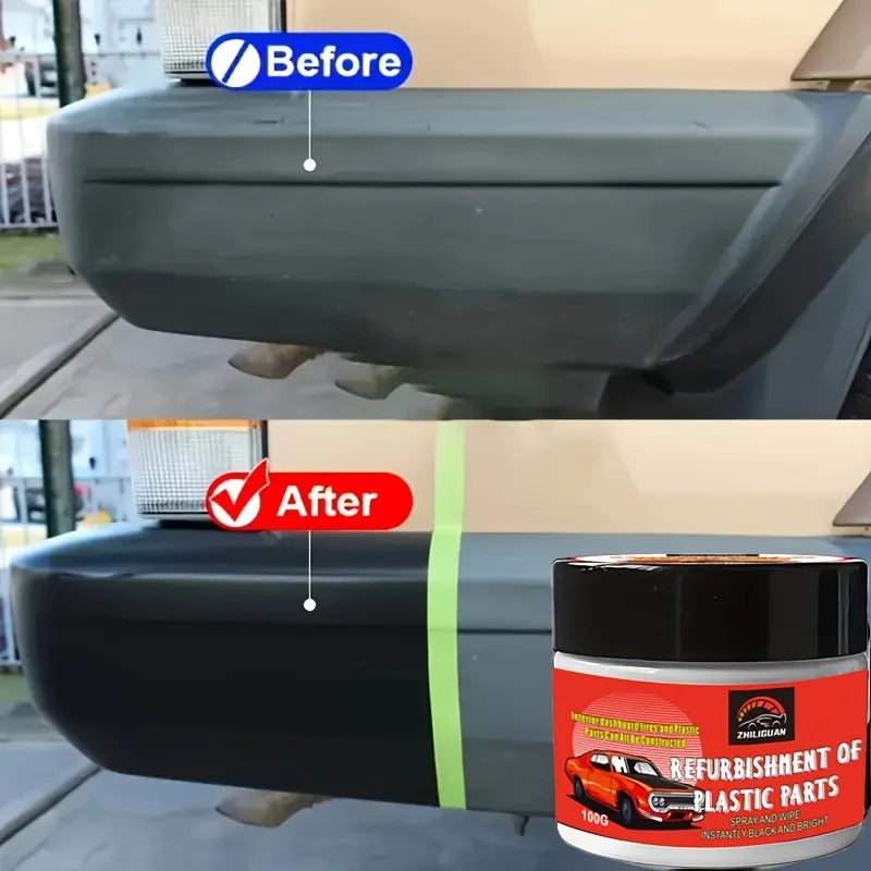 Car Plastic Restorer Cream 100G – Anti-Scratch & Stain Removal