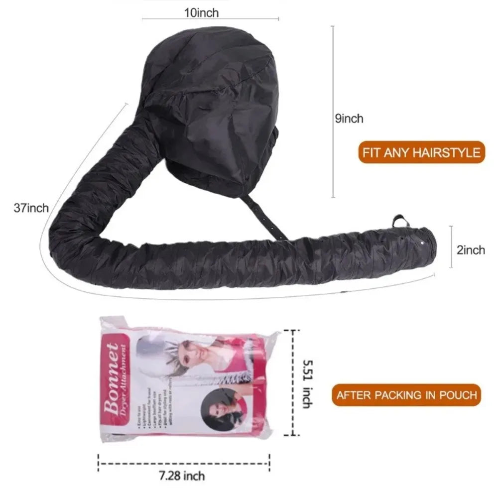 Hooded Hair Dryer Bonnet – Natural Hair Deep Conditioning Travel Hair Dryer Bonnet Oasis Select