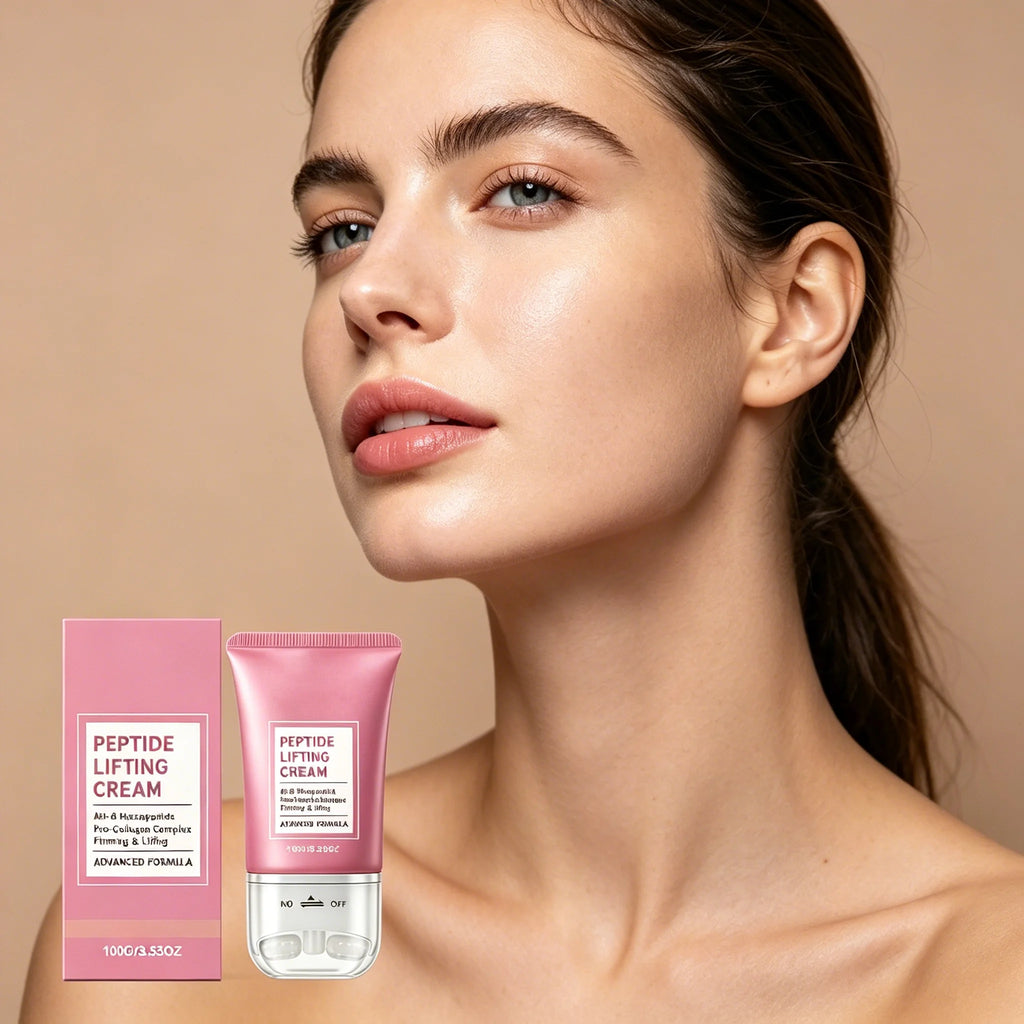 Neck Cream with Roller Massager – Moisturizing Neck Skincare Neck Moisturizer Cream Oasis Select