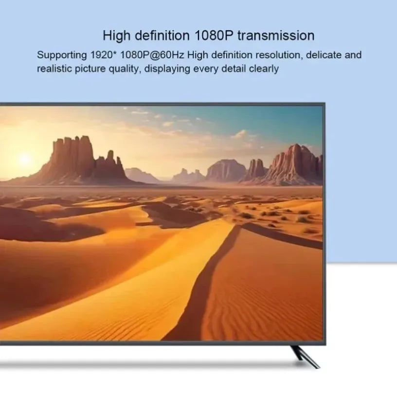 50M 1080P@60Hz 5.8G Wireless HDMI Transmitter and Receiver Extender Plug and Play No WiFi Needed for Home Conference Gaming TV Oasis Select
