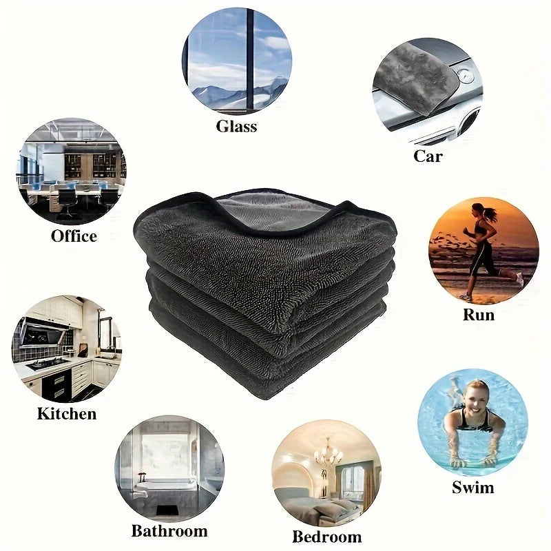 6PCS Magic Microfiber Cleaning Cloth, Super Soft and Highly Absorbent - Scratch Free, Suitable for Kitchens, Bathrooms, Faucets Oasis Select