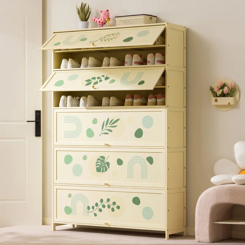 Household shoe cabinet against the wall, dust cabinet, floor storage cabinet, locker, simple shoe rack, storage cabinet Oasis Select