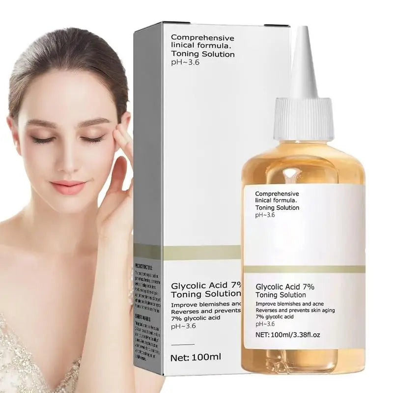 Glycolic Acid 7% Toning Solution Ordinary Acne Remover Lifting Firming Wrinkles Glowing Facial Skin Care Glycolic Acid Toner Oasis Select