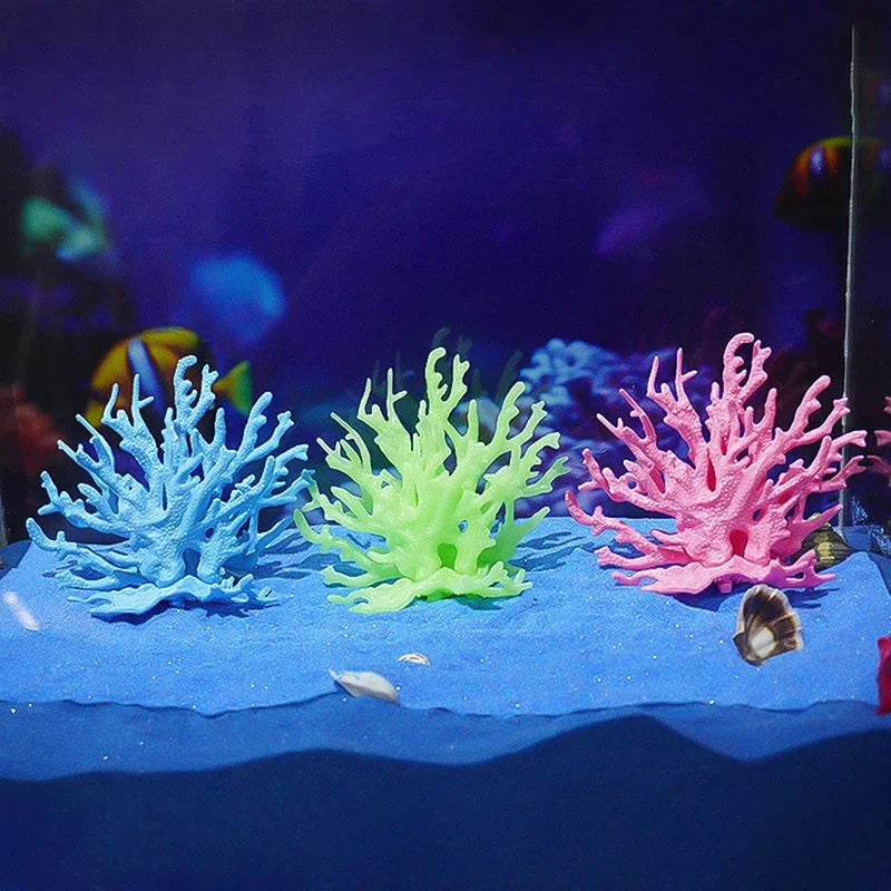 Coralline Artificial Fish Tank Decorations Aquarium Artificial PVC Plants Coral Ornaments Aquarium Landscape Aquarium Oasis Select