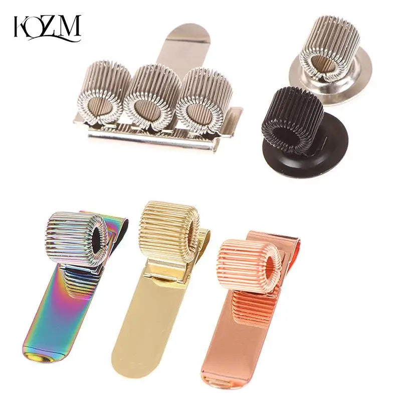 Metal Spring Pen Holder Pocket Clip – 1/2/3 Holes