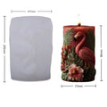 Flamingo 3D Relief Scented Candle Silicone Mold DIY Flamingo Ornament Silicone Mold For Home Decor Oasis Select Flamingo