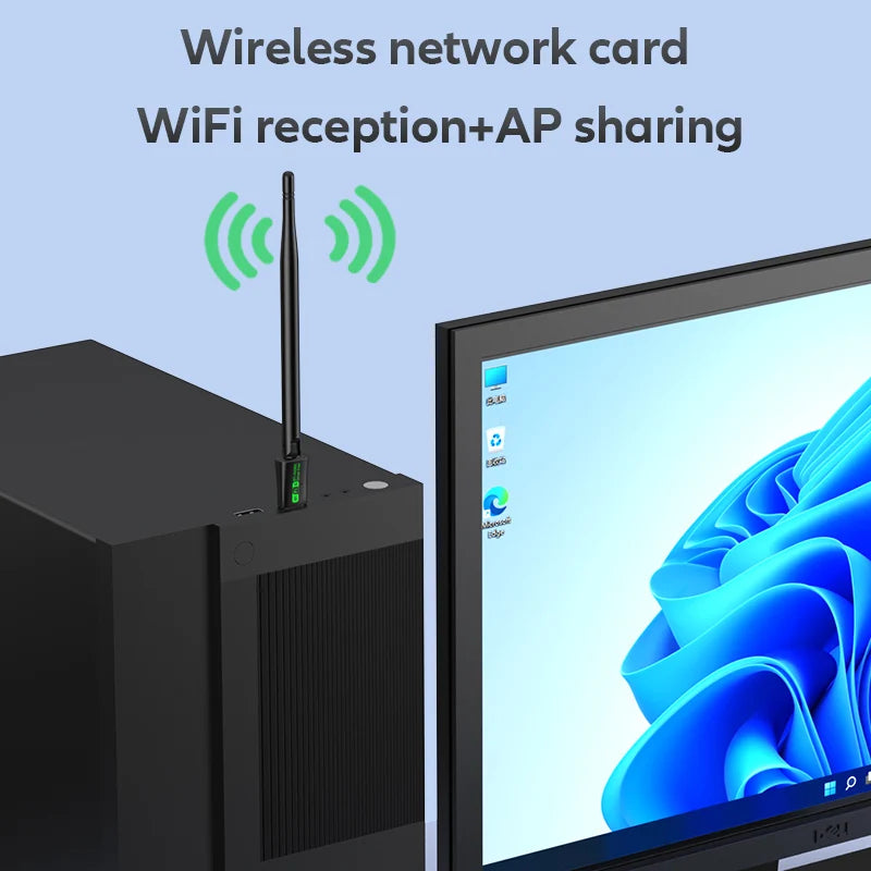 AX900 USB WIFI6 Bluetooth 5.4 Adapter 2.4G+5GHz Dual Band 802.11AX Wireless Network Card Receiver Dongle Antenna For WIN10/11 Oasis Select