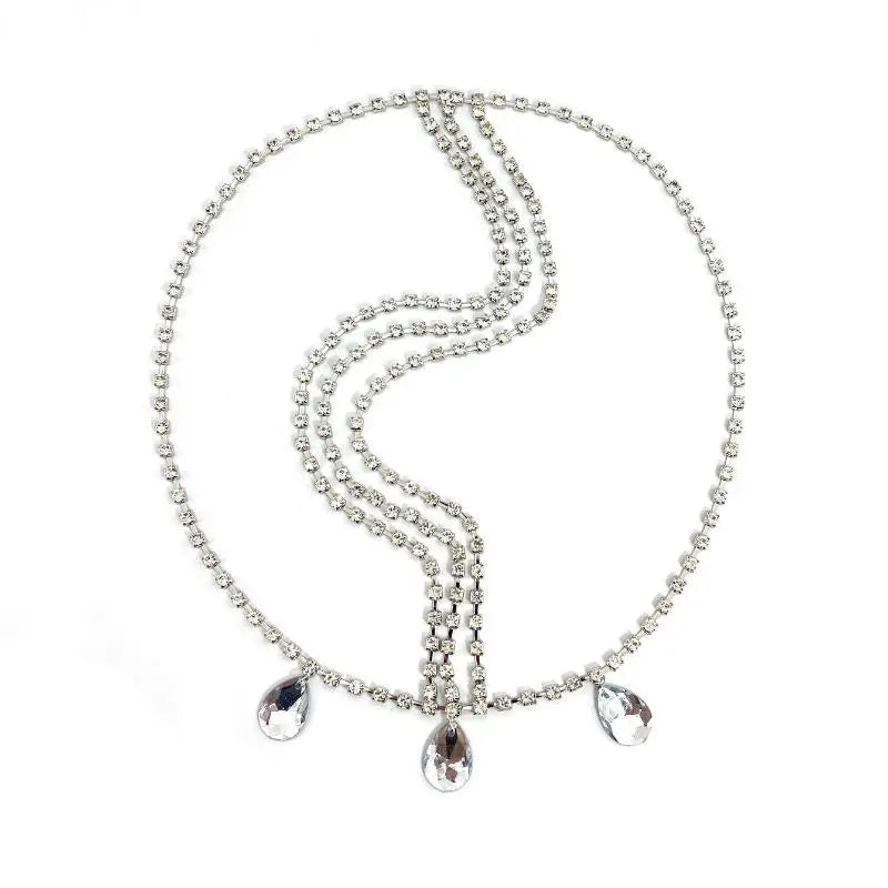 Tassel Rhinestone Hair Chain – Elegant Women's Headwear