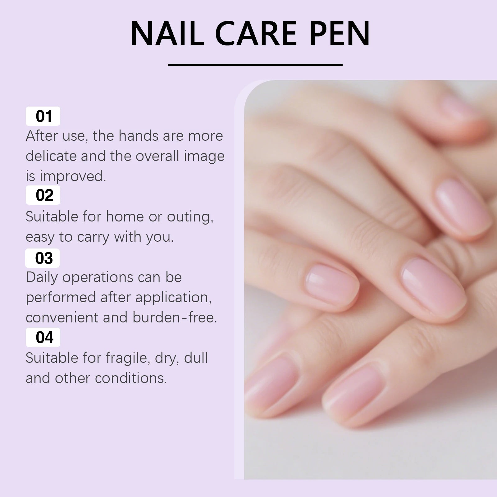 Jaysuing Nail Serum Care Pen Nourishes the nail cuticle shiny nail surface soft nail cleansing care cleaning pen Oasis Select