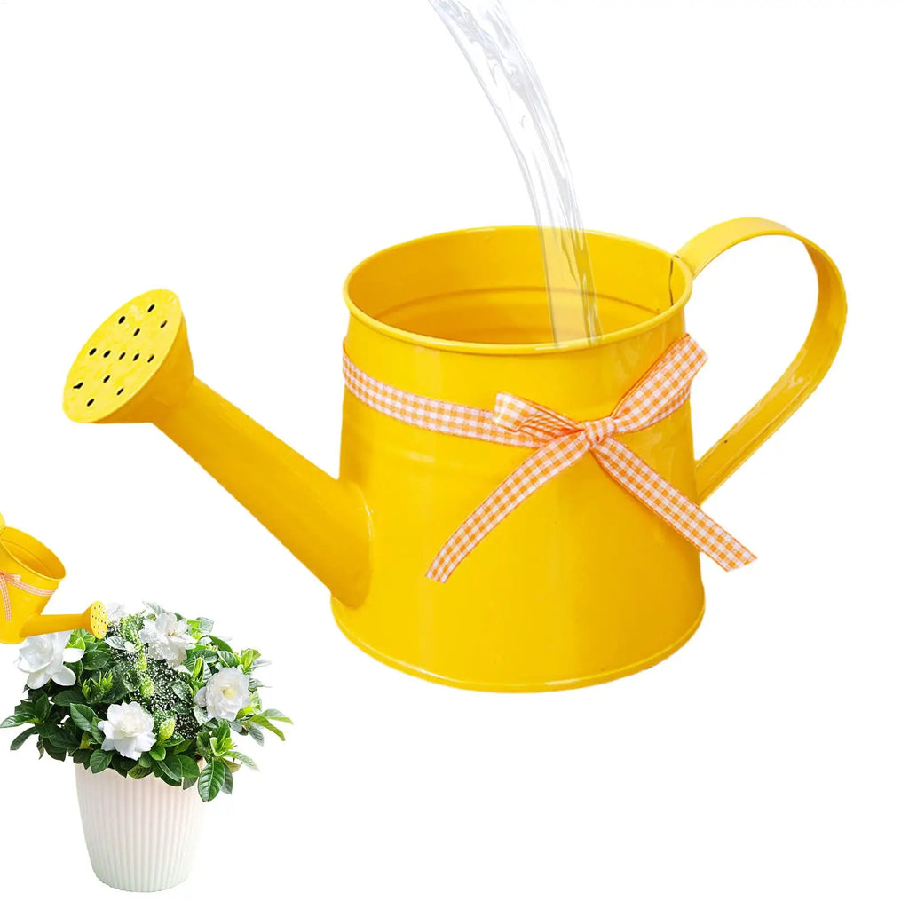 1PC Metal Watering Can Garden Flower Kettle Mini Small Water Spraying Pot Sprinkle With Large Capacity Plants Sprinkler Oasis Select