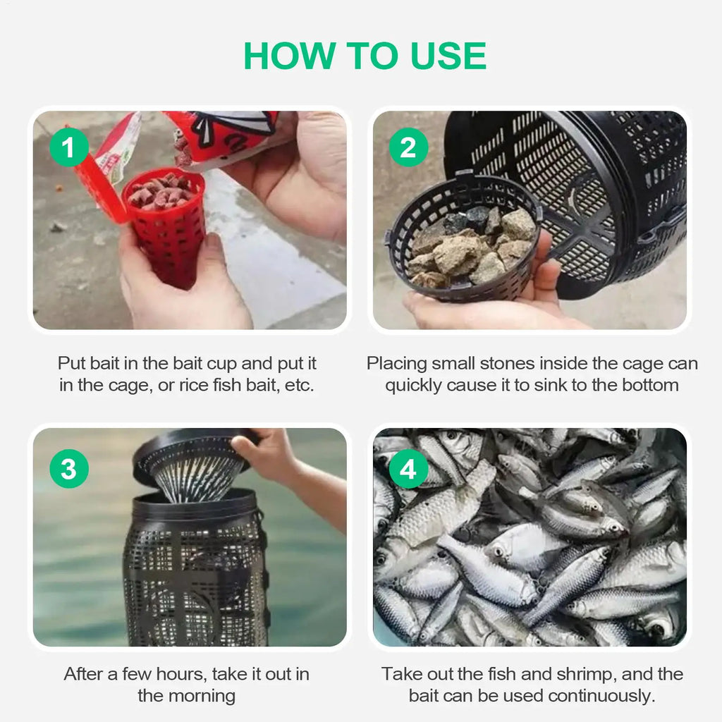 Crab Trap Portable Crayfish Trap Catch Tool Crab Cage for Turtle Eel Shrimp Saltwater Freshwater Fishing Pond Lake Oasis Select