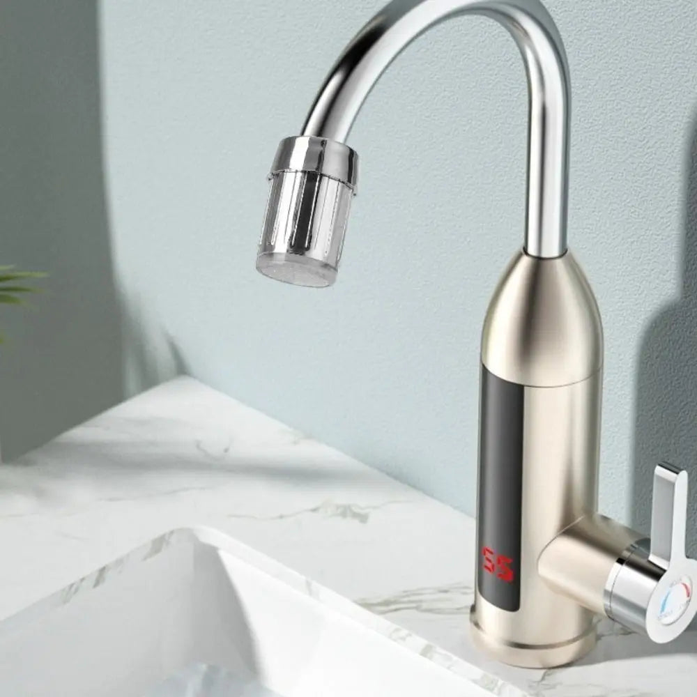 New 3 Colors Change Automatically Temperature Sensitive Faucet Adjustable LED Faucet Creative Luminous Faucet for Kitchen Oasis Select