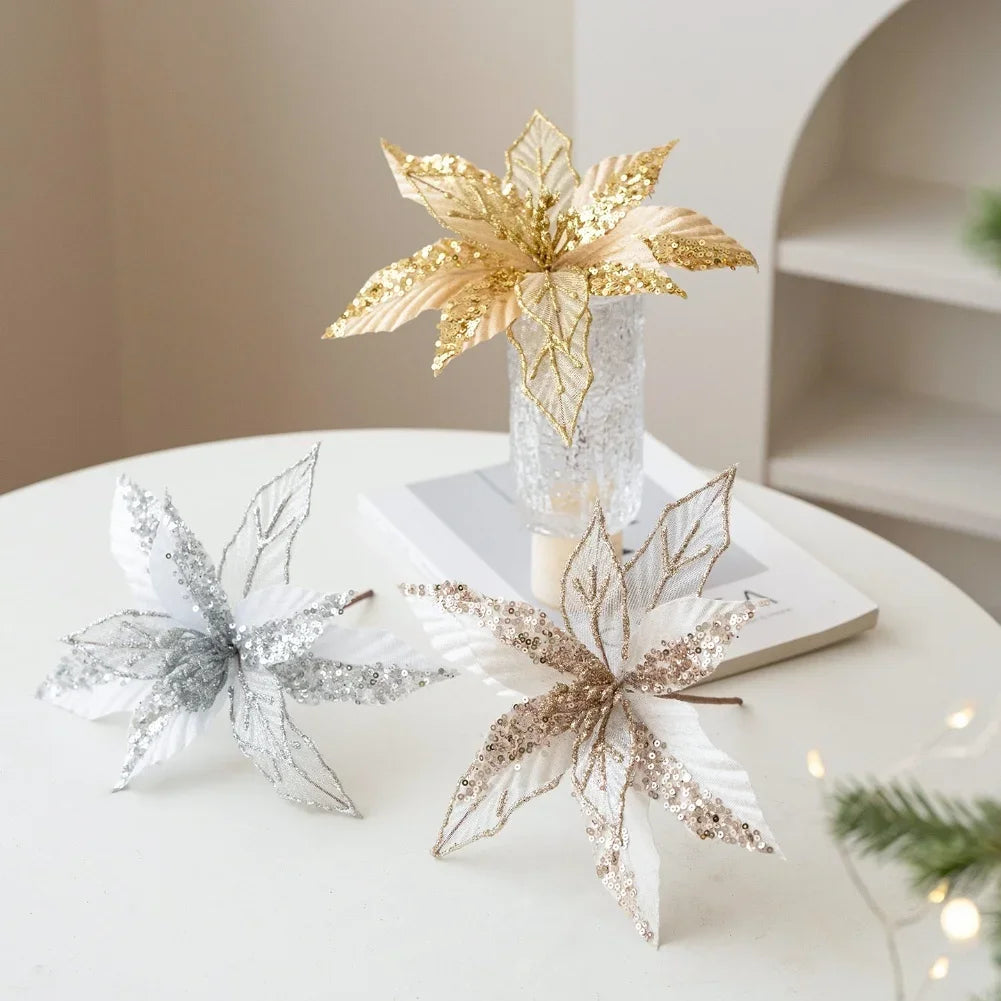 Artificial Flowers Christmas Tree Ornaments Christmas Festival Creative Decorating Options Elegant Christmas Decorations Oasis Select