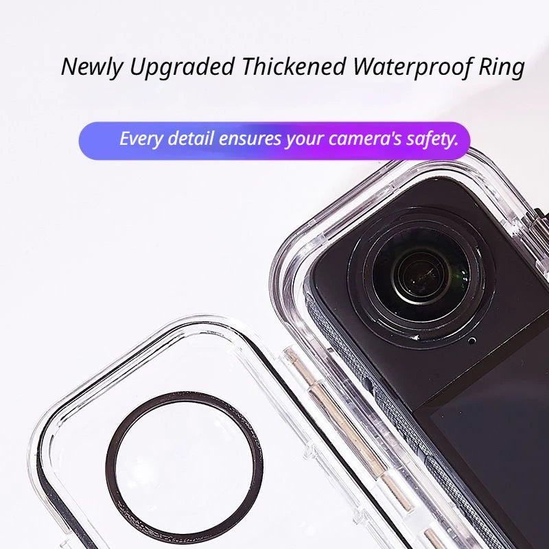 Invisible Dive Case for Insta360 X3/X4/X5 | 60M Waterproof