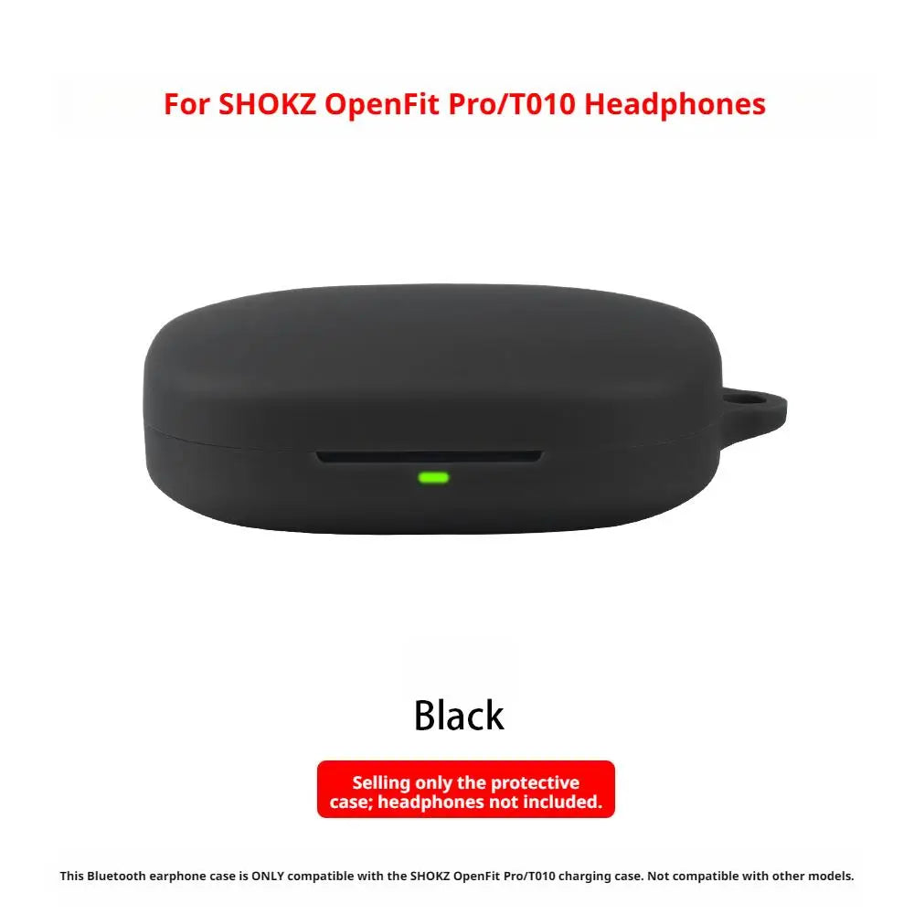 Silicone Protective Case for SHOKZ OpenFit Pro T010 Wireless Headphone Protector Case Cover Shell Housing Anti-dust Sleeve Oasis Select 01