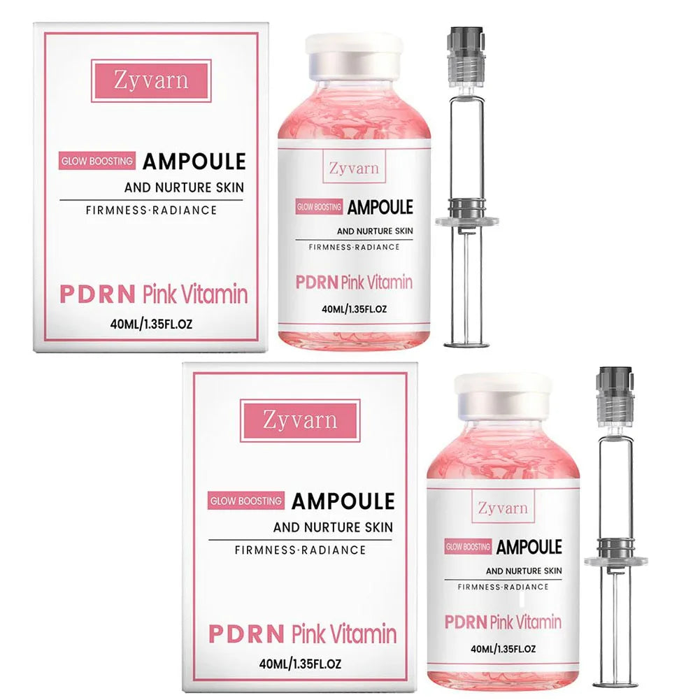 PDRN Pink Vitamin Glow Boosting Facial Serum Ampoule 40ml Facial Serum Ampoule Oasis Select 2PCS