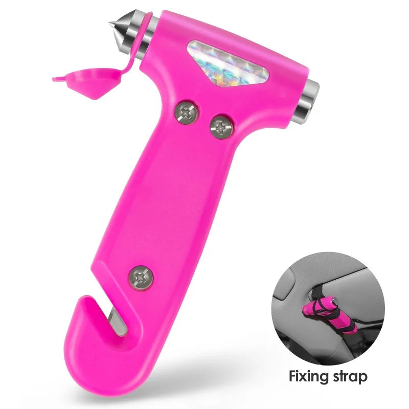 Multi-function Hammer Two-in-one Safety Hammer Rescue Hammer Car Escape Hammer Window Breaker Vehicle Emergency Tool Oasis Select