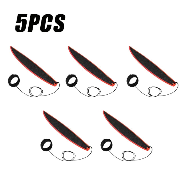 10PCS Finger Surfboard Mini Fingertip Surfboard Toys Surf Wind Mini Board Children's Toys Birthday Gift Novelty Toys Oasis Select Red-5PCS