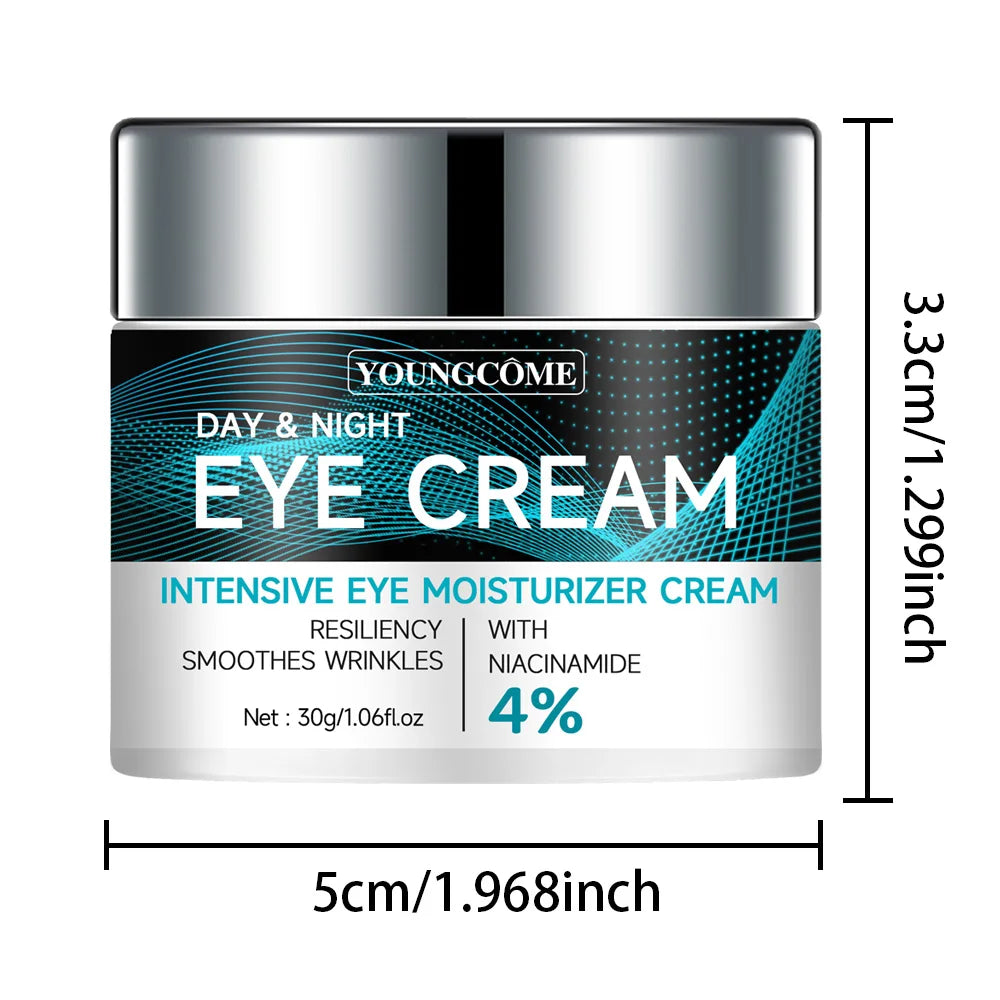 Nicotinamide Eyes Cream Dark Circles Fading Eye Bags Eye Hyaluronic Acid Moisturizing Serum Against Puffiness Eye Care Gel Oasis Select 30G