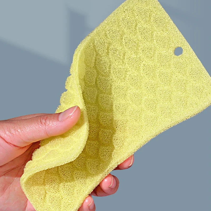 6pcs Colorful Fish Pattern Kitchen Dishcloths Non-Stick Bubble Dish Towels Household Cleaning Sponges for Home Oasis Select