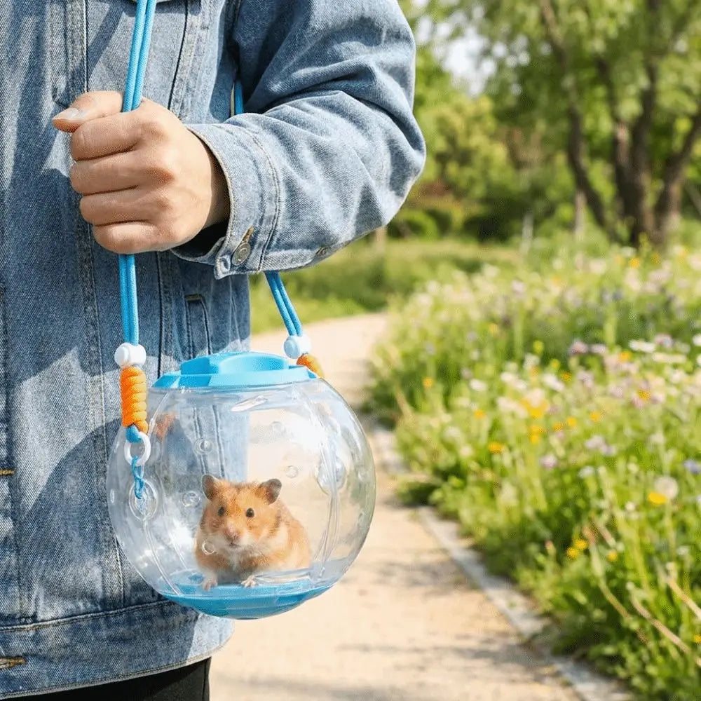 Transparent Hamster Travel Cage | Breathable & Escape-Proof
