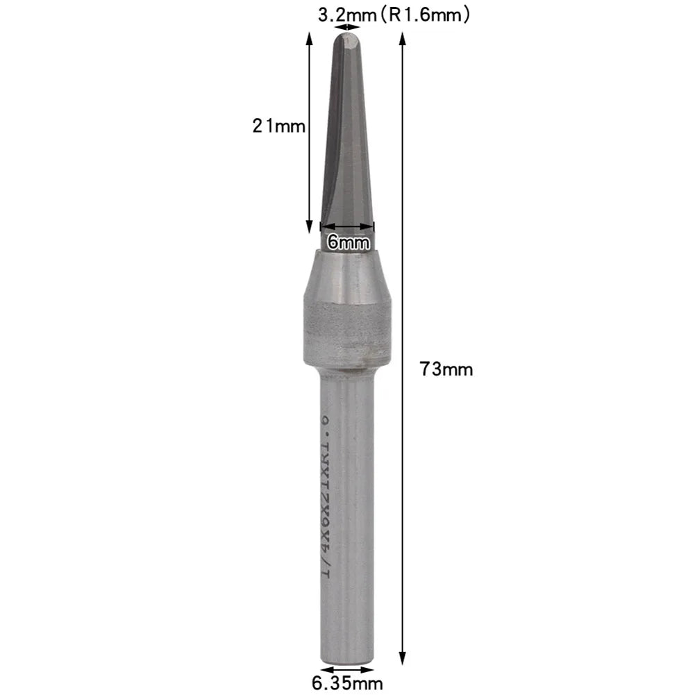 TCT V-Groove Milling Cutter for CNC & Handheld Woodworking Router Milling Cutter Oasis Select 6.35mm