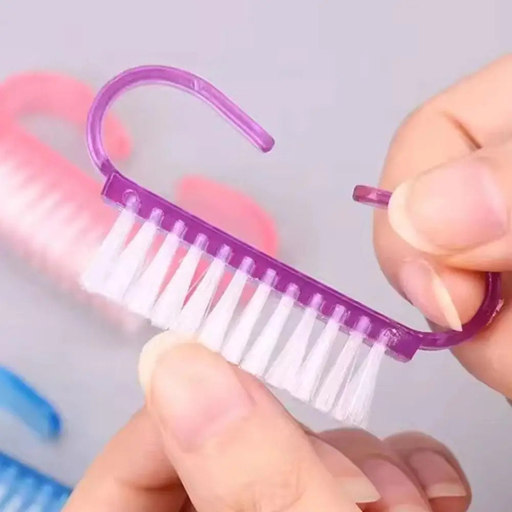 3/6/9PCs Handle Grip Nail Brush Small Fingernail Scrub Cleaning Nail Brushes Cleaner Nail Scrubber for Nails and Toes Women Men Oasis Select