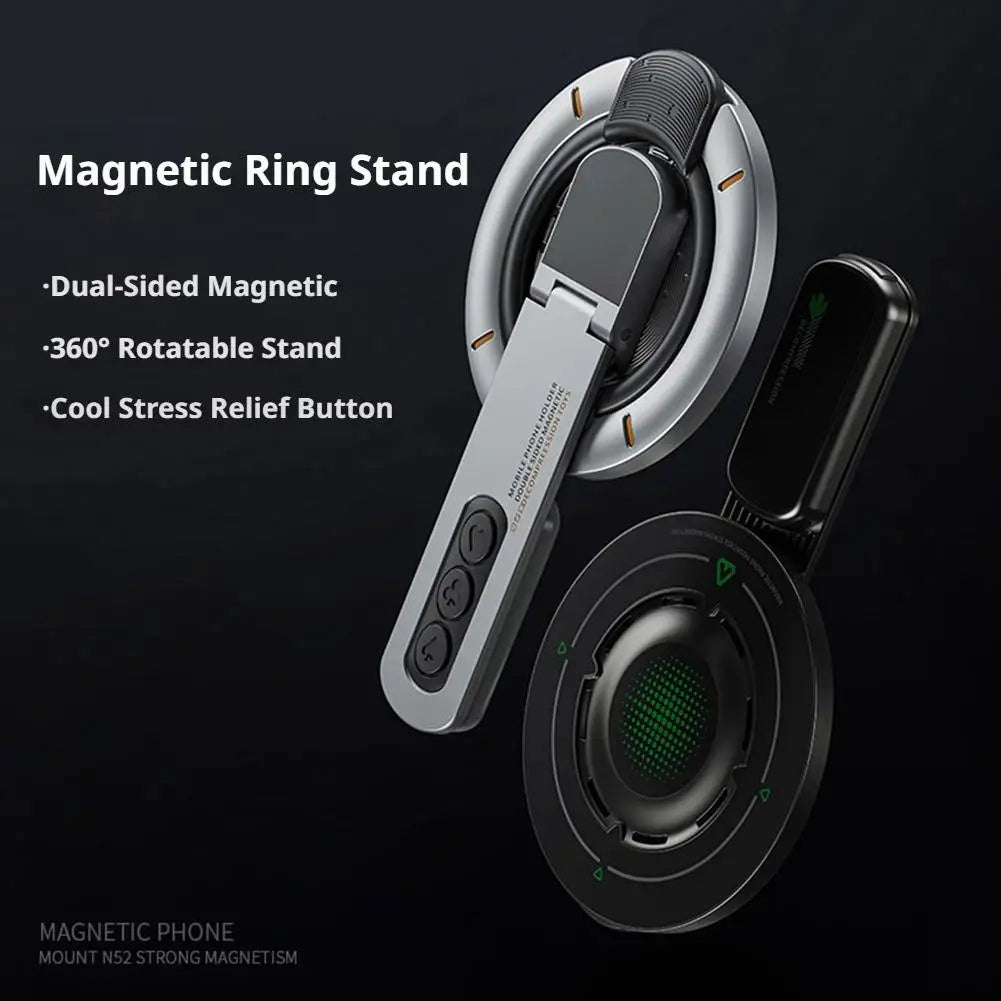Magnetic Phone Ring Stand 360° Rotatable | Dual-Sided MagSafe