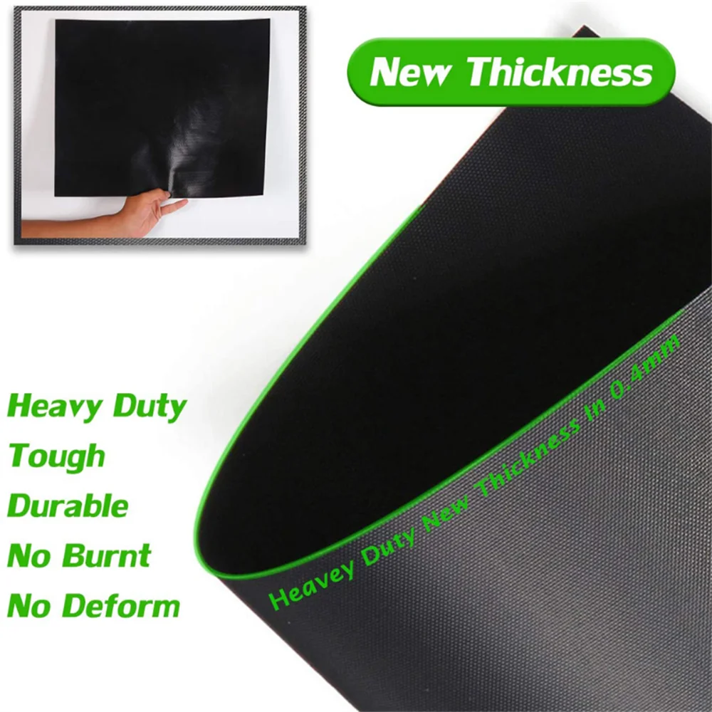BBQ Grill Mat Non-stick Mat Heat Resistant Grill Mat Outdoor Baking Reusable Barbecue Party Mat 40x33cm Grill Accessories Oasis Select