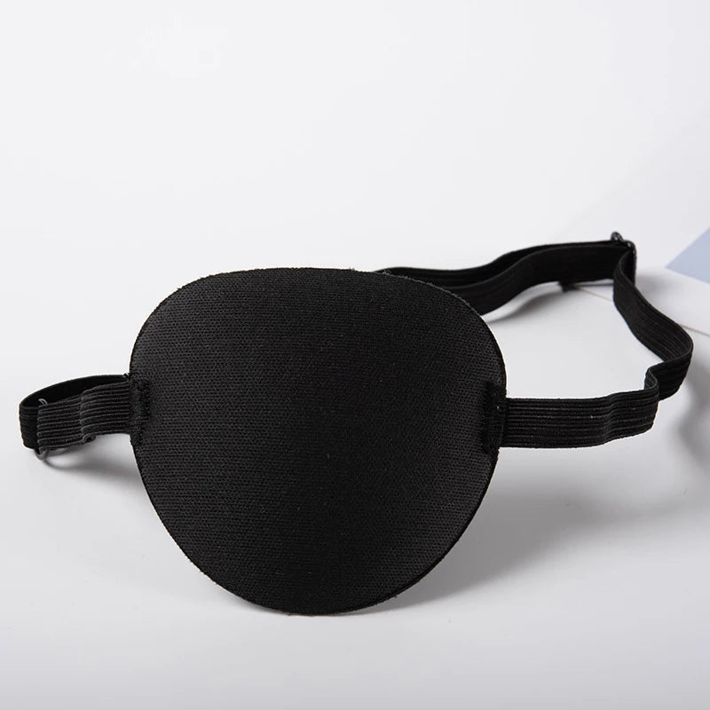 Single Eye Patch Adjustable Soft Amblyopia Lazy Eye Patches For Left Or Right Eyes Concave Eye Patch For Adults Oasis Select Black