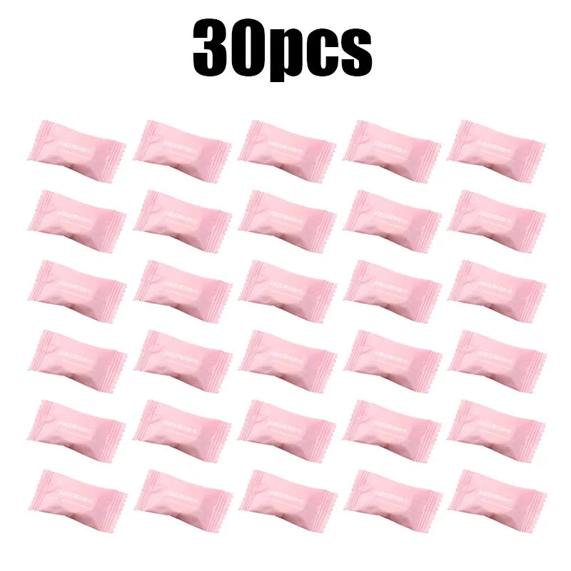 10/30/60pcs Disposable Compressed Towel Portable Comfortable For Outdoor Travel Water Wet Towel Expandable Cotton Water Wet Wipe Oasis Select 30pcs