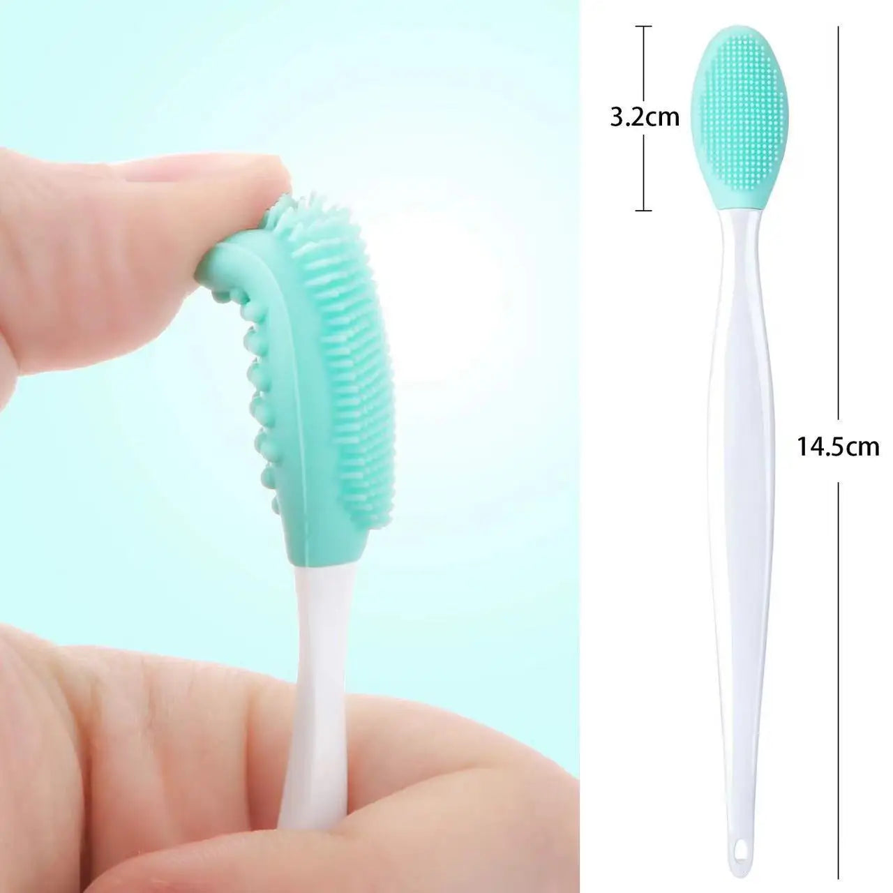 Silicone Facial Cleansing Brush – Blackhead Remover & Exfoliator Facial Cleansing Brush Oasis Select