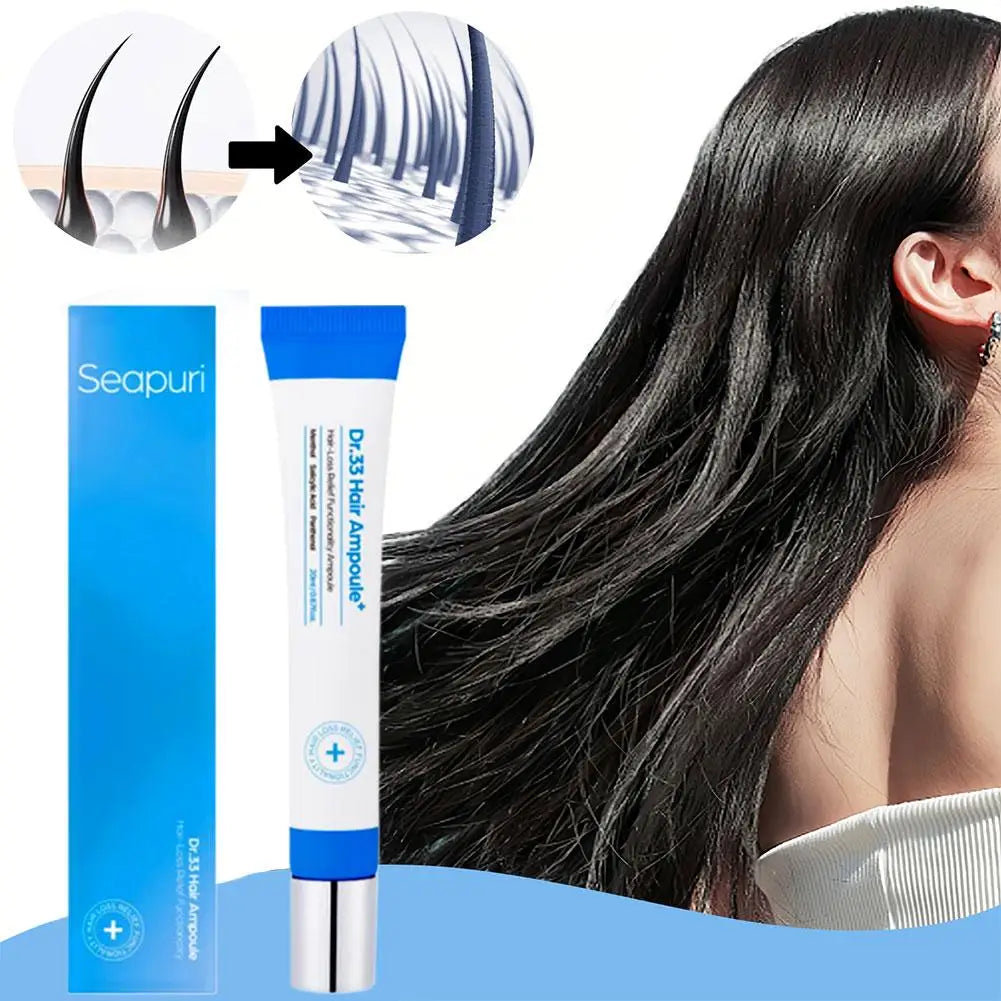 Seapuri Scalphy Hair Essence Rollerball Nourishing Anti-Frizz Hair Serum Refreshing Strengthening Hair Essence Scalp Treatment Oasis Select