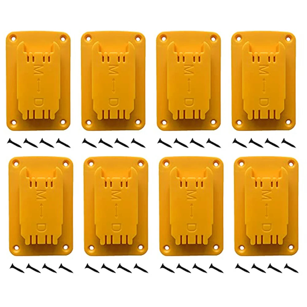 3/8/12pcs Tool Holder Dock Wall Mount Storage Rack ForDewalt 12V 20V Wall Mount Drill Holder With Screws Oasis Select 8PCS