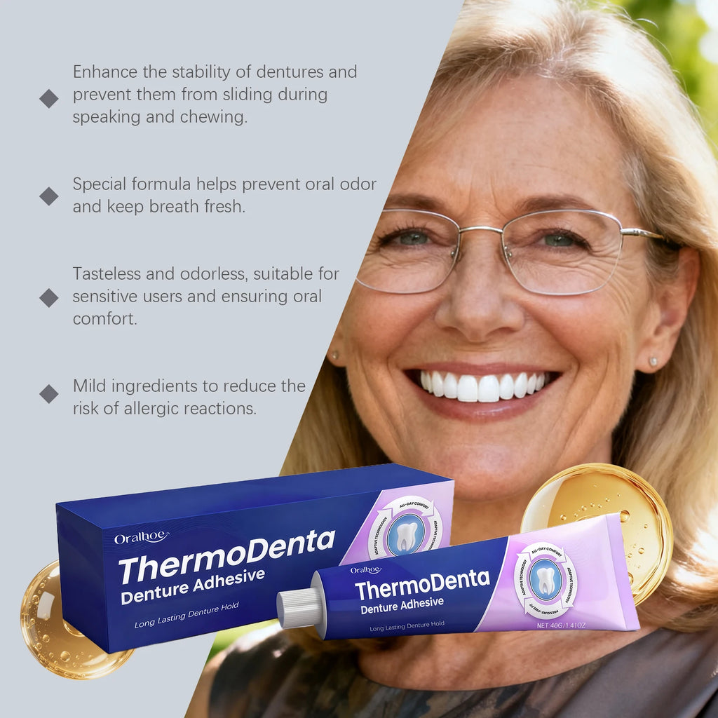 Denture Adhesive Cream – Secure, Long-Lasting Hold | Upper & Lower Denture Adhesive Cream Oasis Select