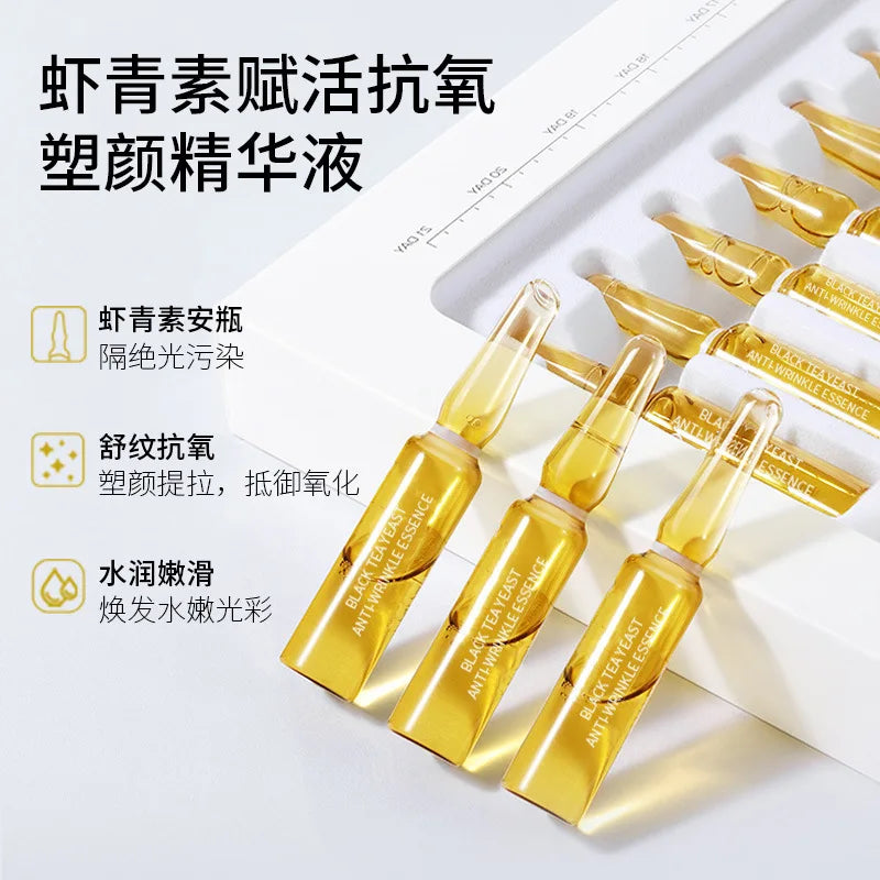 28 Pieces Astaxanthin face Essence Set Hydrating Ampoule Essence Base Solution Second Throwing Essence Solution Kit Oasis Select