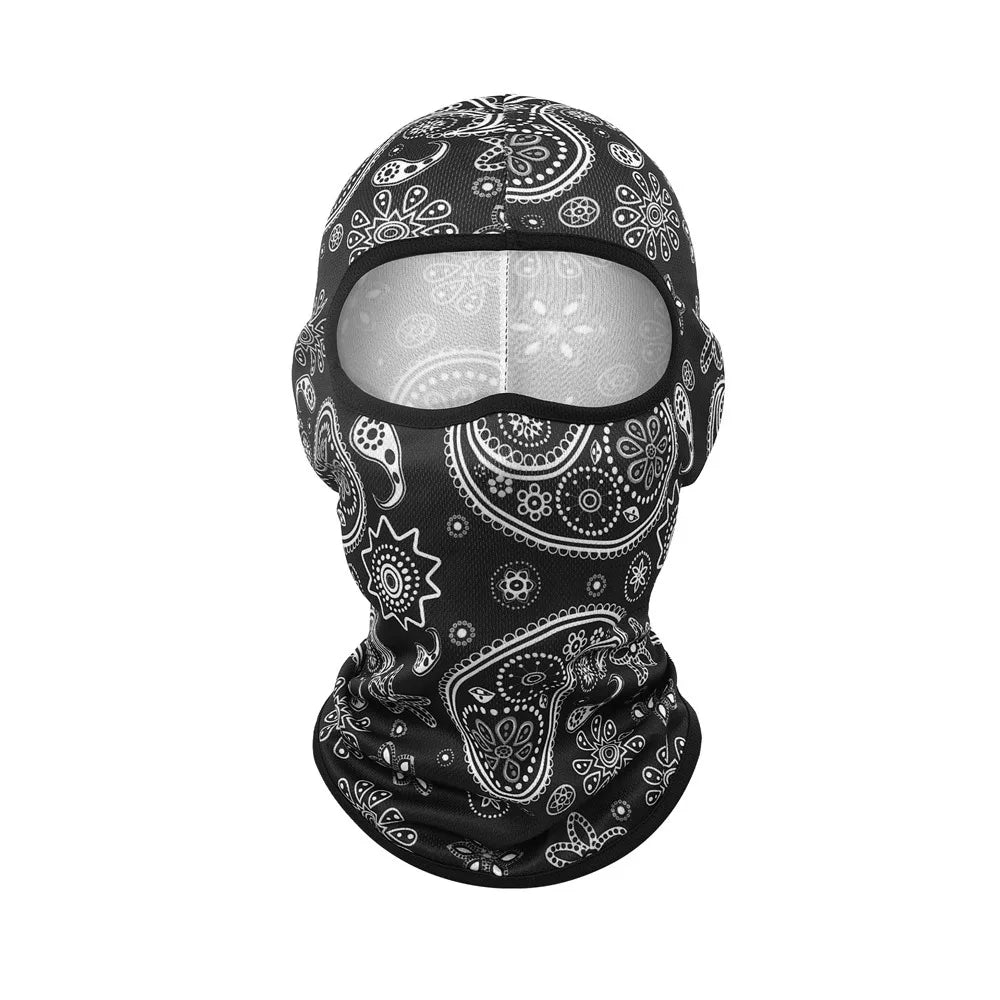 Fashion Ice Silk Cool Balaclava Breathable Sun Protection Motorcycle Cycling Mask Quick Dry Face Cover Headwear Summer Oasis Select 4