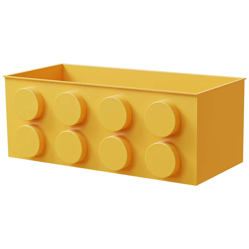 Magnetic wall-mounted narrow-edge kitchen straw, cling film storage box, refrigerator side storage rack Oasis Select L yellow
