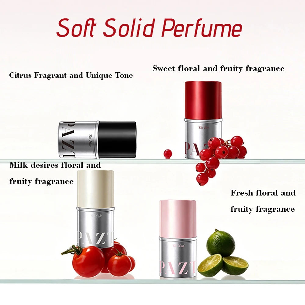 4PCS body solid fragrance, portable fragrance, containing last fragrance, Four different flavors to choose from Oasis Select