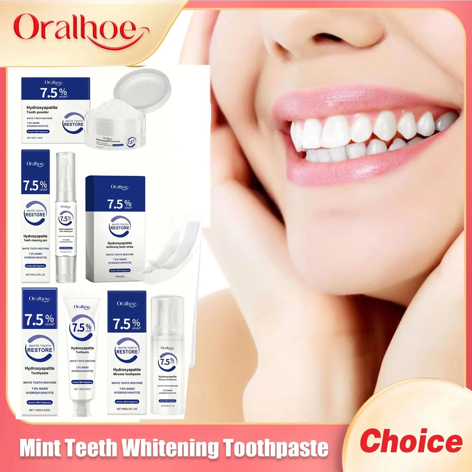 Oralhoe Probiotic Whitening Toothpaste – Fresh Breath & Gum Care